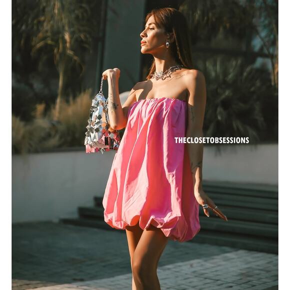 ZARA BLOGGER FAVE!!! Strapless Mini Dress NWT - Picture 5 of 16